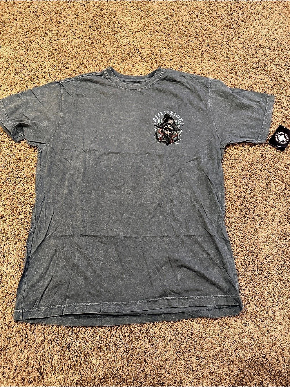 Affliction Sunken Wreck S/S Tee Graphic Short Sleeve Tee Size 2X NWT